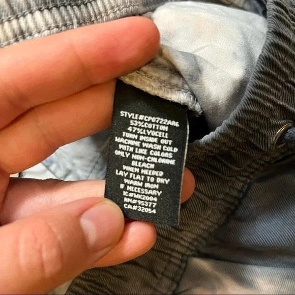 NWT Anthropologie Sanctuary Carefree Cargo Joggers Pants in Blue Tie-Dye Sz XS - Picture 7 of 11